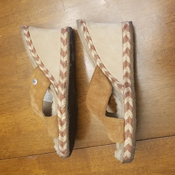 Women's UGG wedge sandals size 7 - Picture 4 of 8